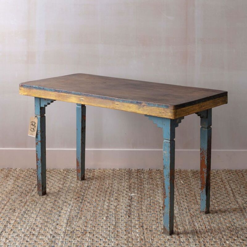 Vintage 4 Seater Wooden Dining Table