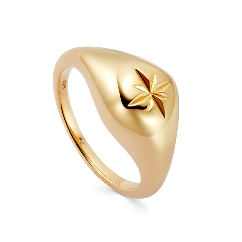 Gold Aurora Dome Ring