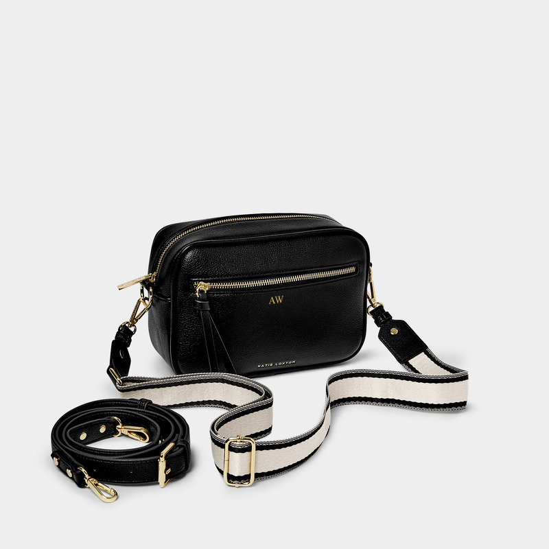 Hallie Crossbody Bag in Black