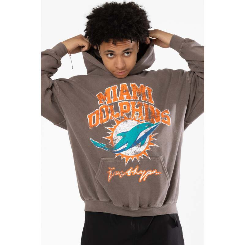 NFL X HYPE KIDS BROWN MIAMI DOLPHINS HOODIE