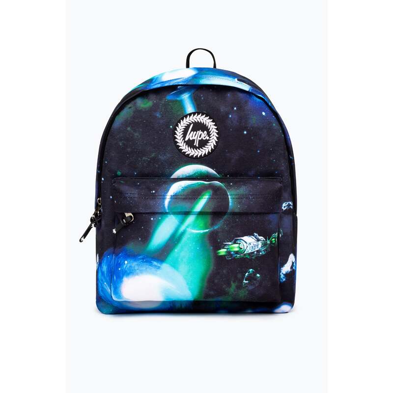 HYPE BLACK GREEN UFO SPACESHIP BACKPACK