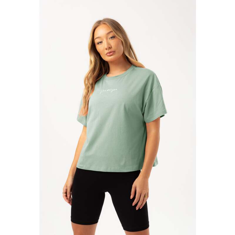 HYPE WOMENS SEA FOAM SCRIBBLE T-SHIRT