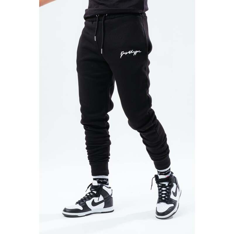 HYPE BLACK SCRIBBLE MEN'S JOGGERS