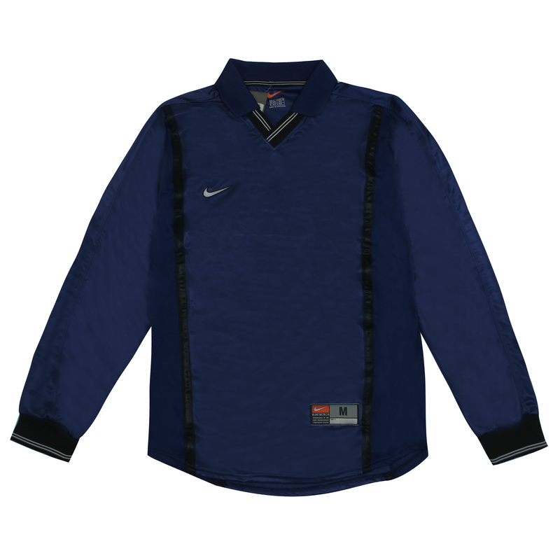 Nike Mens Football Jersey Satin Sports Top Navy 160740 410