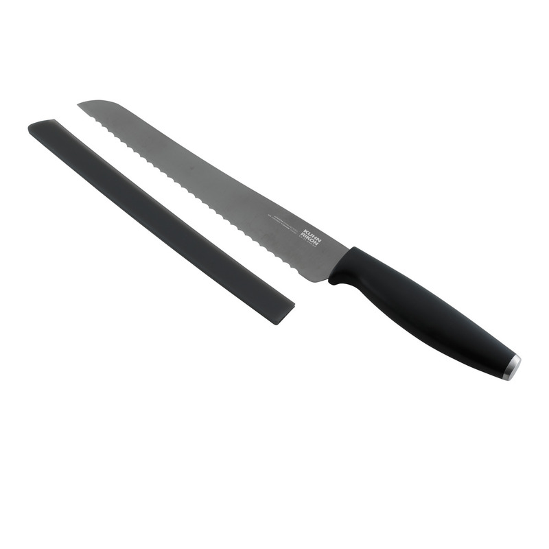 Colori Titanium Bread Knife Black