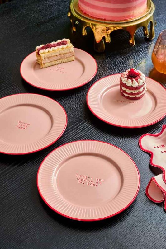 Pink & Red First Bite Side Plates Set of 4