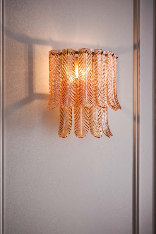 Feather Wall Light