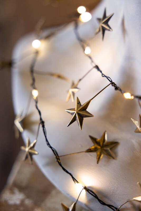 Gold Star Fairy Lights