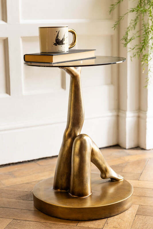 Kicking Legs Side Table