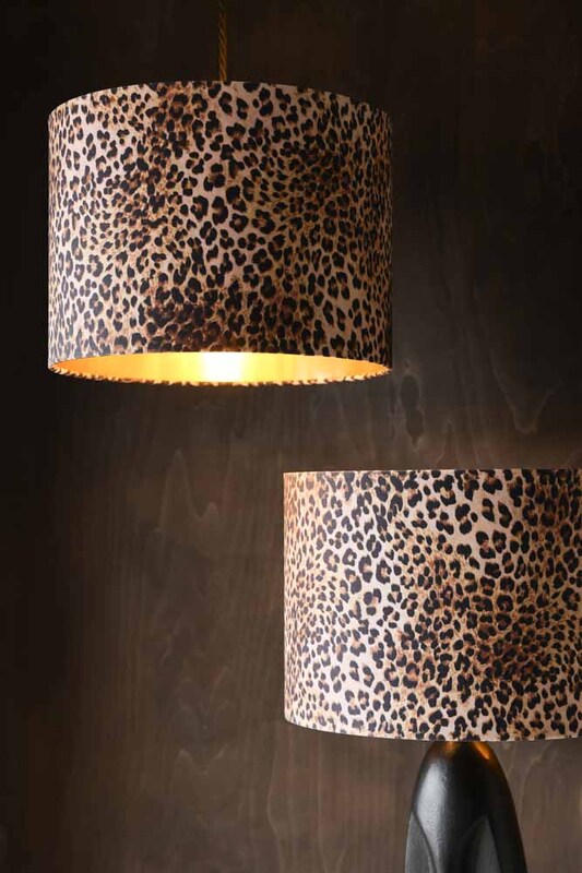 Leopard Love Drum Lamp Shade