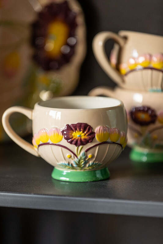 Vintage Flower Mug