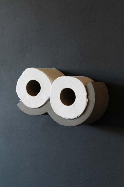 Lyon Beton Concrete Cloud Toilet Roll Shelf - XS