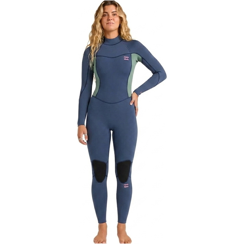 Womens Synergy 3/2mm Flatlock Back Zip Wetsuit
