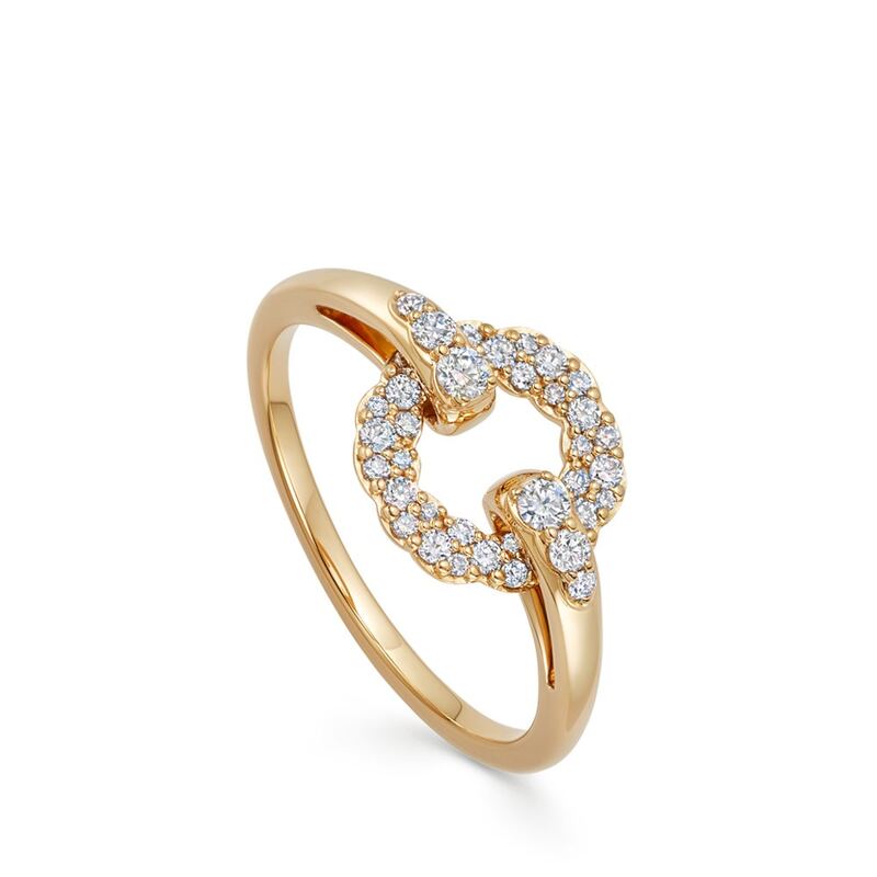 Solid Gold Diamond Ring